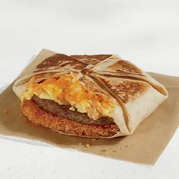 Taco Bell Breakfast Crunchwrap Sausage